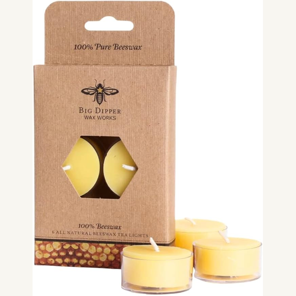 Beeswax or soy candle set with an unscented option