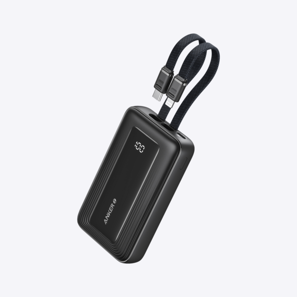 Power bank with built-in cables