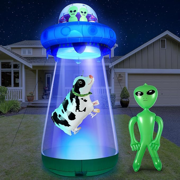 Giant inflatable yard decoration