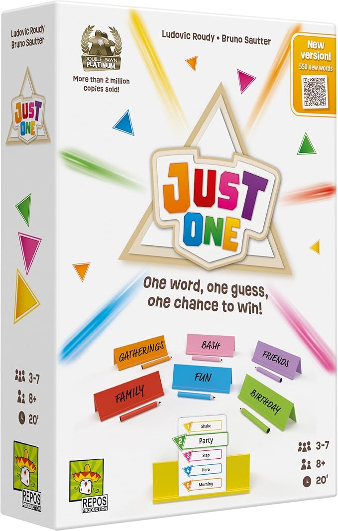 Asmodee Just One Party Game (2025 Refresh)