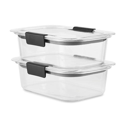 Rubbermaid Brilliance Tritan Plastic Food Storage Containers, Set of 5
