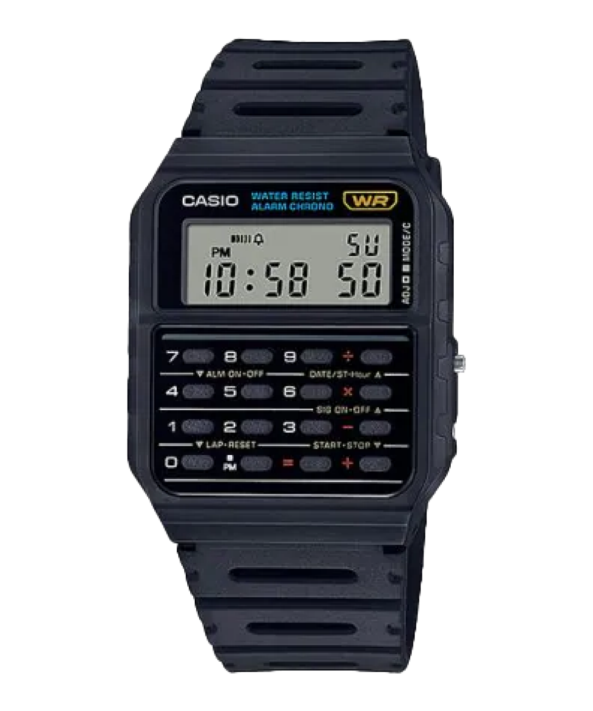 Casio CA53W Vintage Series Calculator Watch — Black