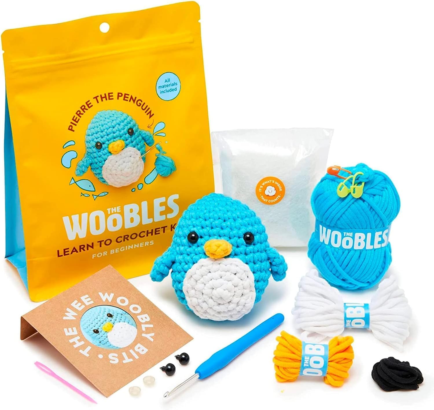 The Woobles Pierre the Penguin Crochet Kit