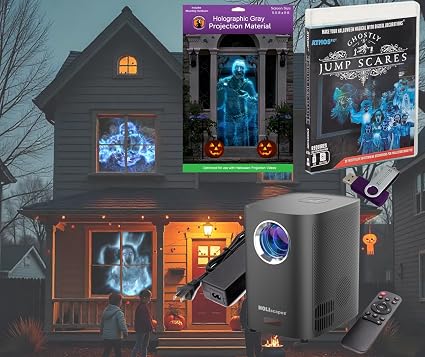 HoliScapes USB Projector Kit - Ghostly Jump Scares