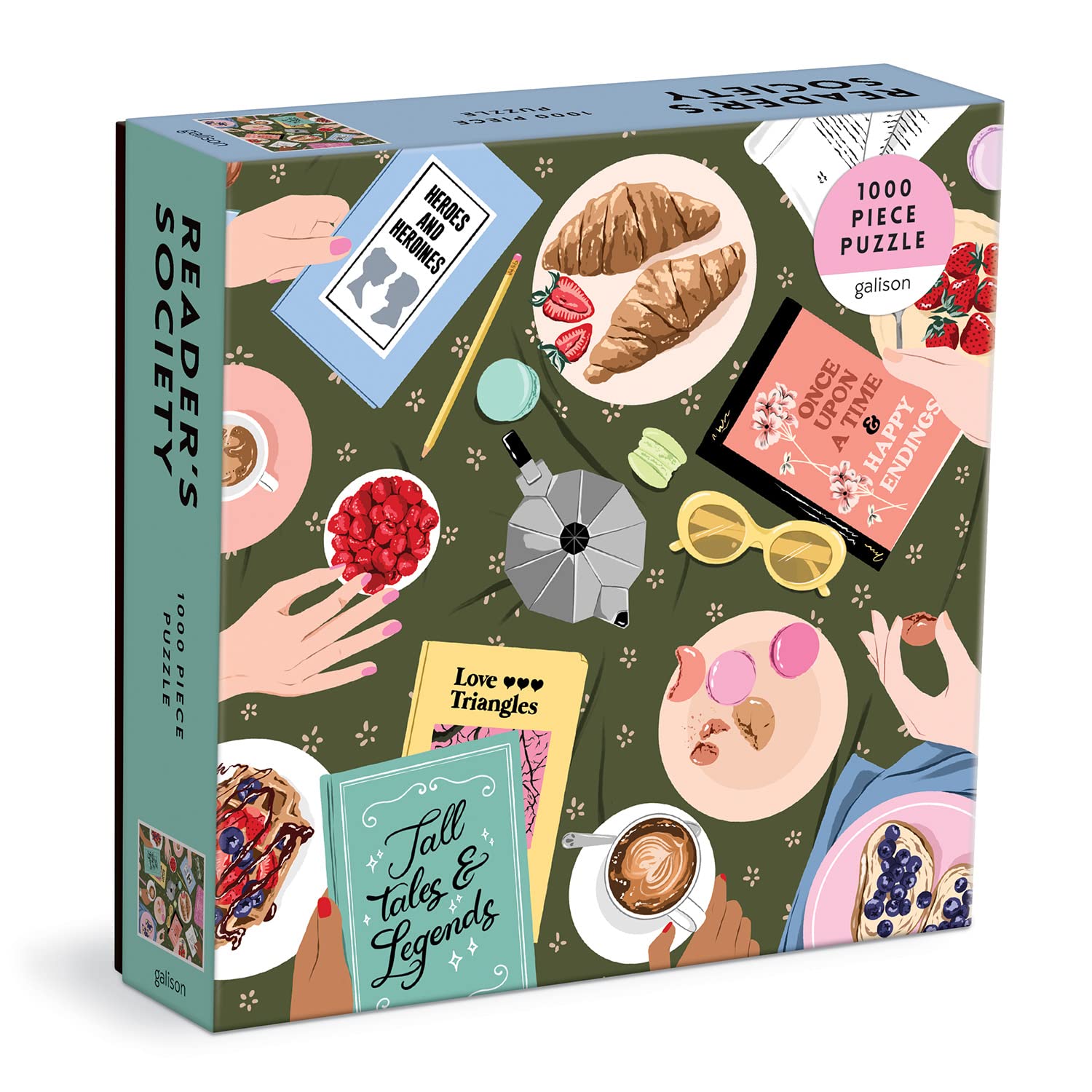 Galison - Reader's Society 1000 Piece Jigsaw Puzzle for Adults