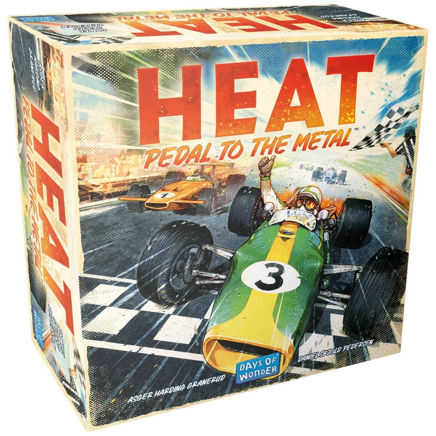 Asmodee HEAT: Pedal to the Metal Board Game