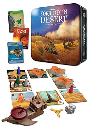 Gamewright Forbidden Desert Cooperative Survival Adventure Board Game
