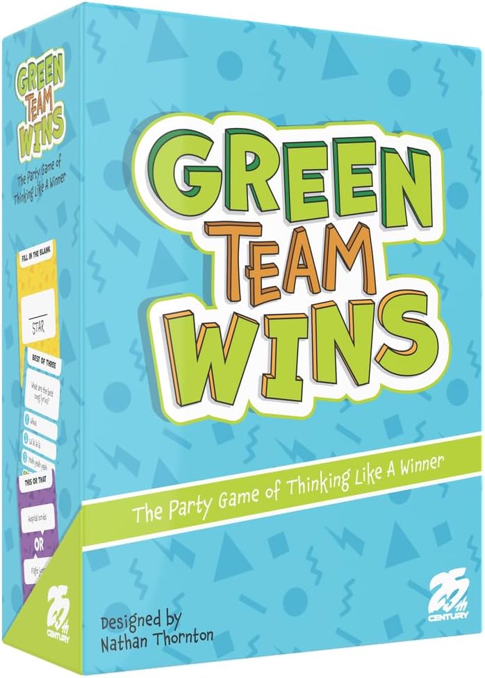 25th Century Games Green Team Wins Party Game