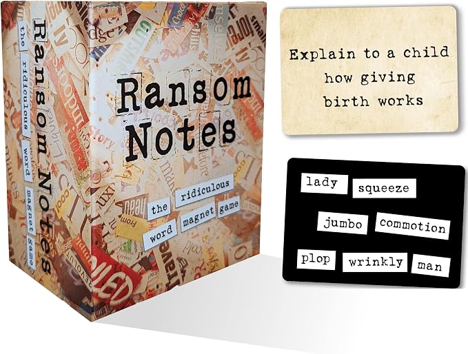 Ransom Notes: The Ridiculous Word Magnet Party Game
