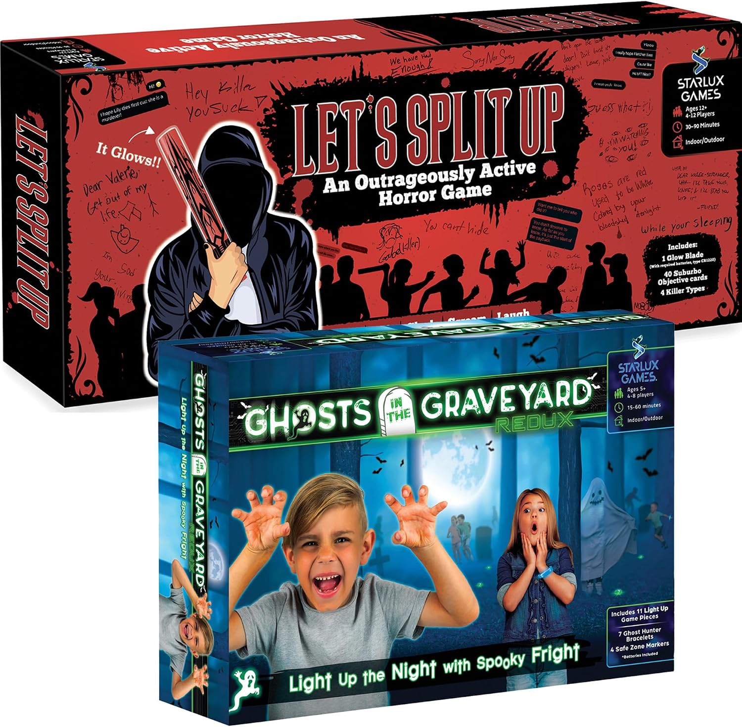 Let's Split Up + Ghosts in the Graveyard Redux Spooky Outdoor Game Bundle